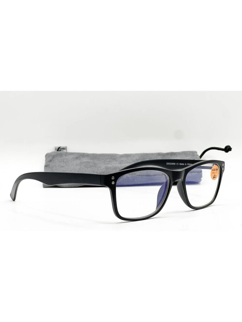 Leader 225223000 Matte Black Safety Authentic Eyeglasses 49-17-140